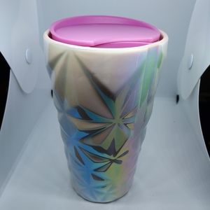 Starbucks Iridescent Prism Ceramic Hot Cup Double Wall Tumbler  Holiday 2023